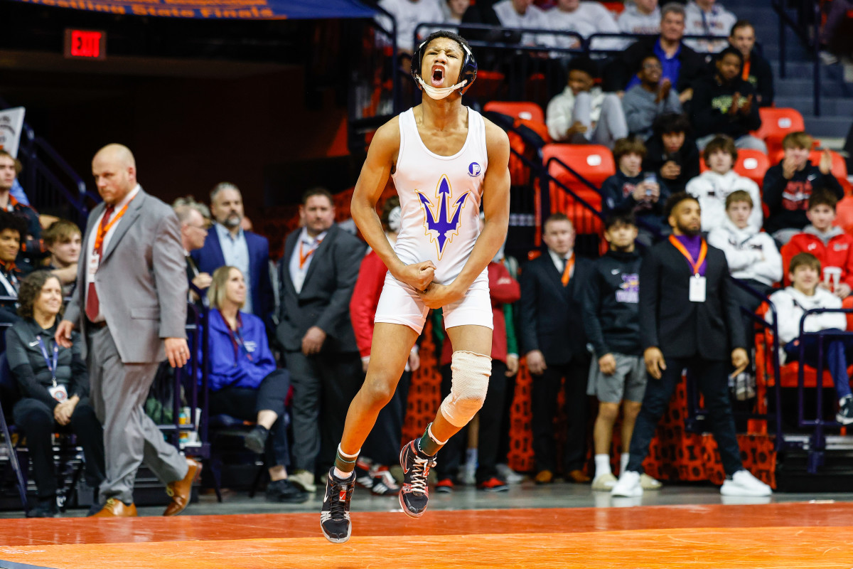 Illinois wrestling championships February 17 2024 Nate Latsch 25970
